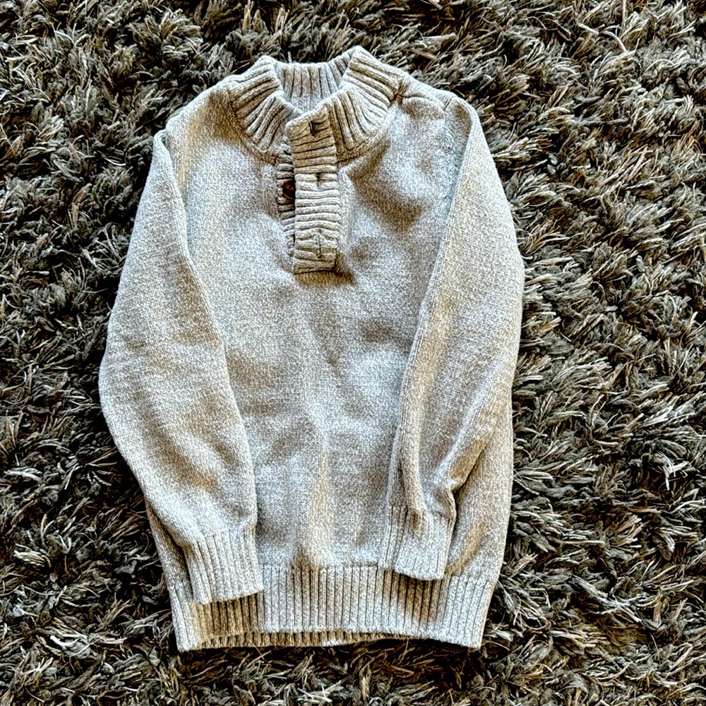Boys gray sweater